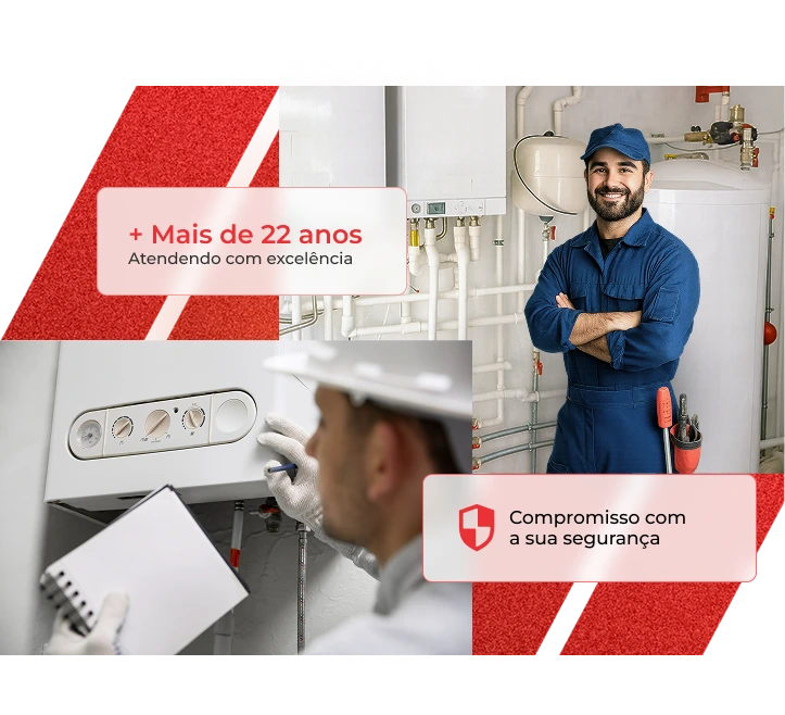 Equipe especializada em aquecedor a gás no Rio de Janeiro